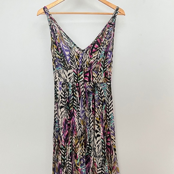 H&M Multicolor Abstract Print Sleeveless Dress - Picture 1 of 2